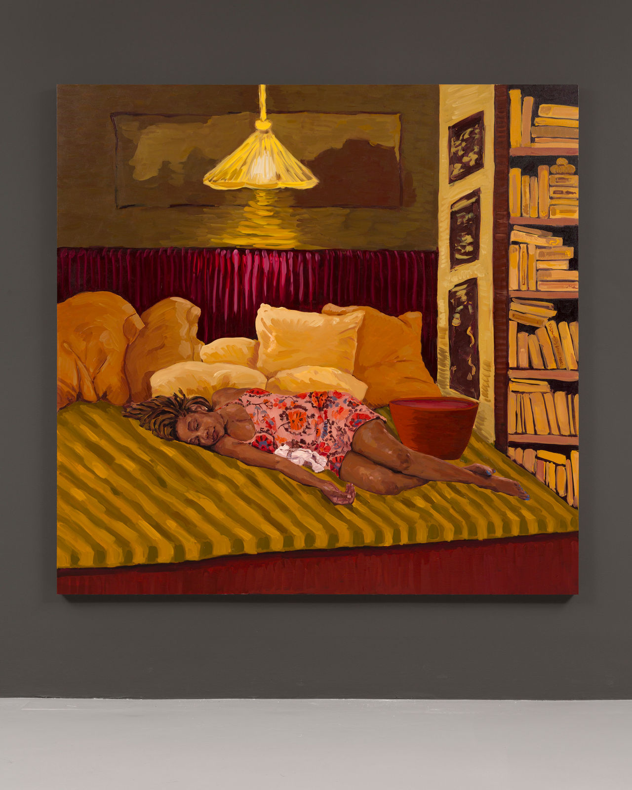 Wangari Mathenge, Shooting Up Chickens (Bedimmed Boundaries), 2024