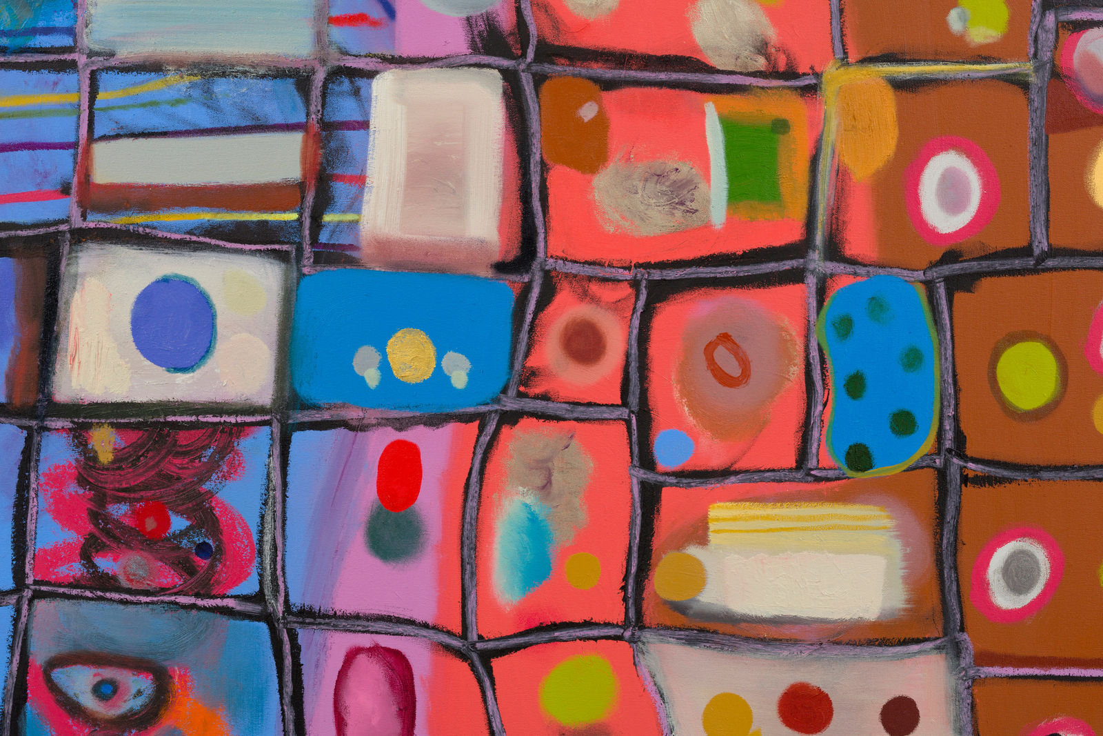 Uman, grid painting #7, 2025