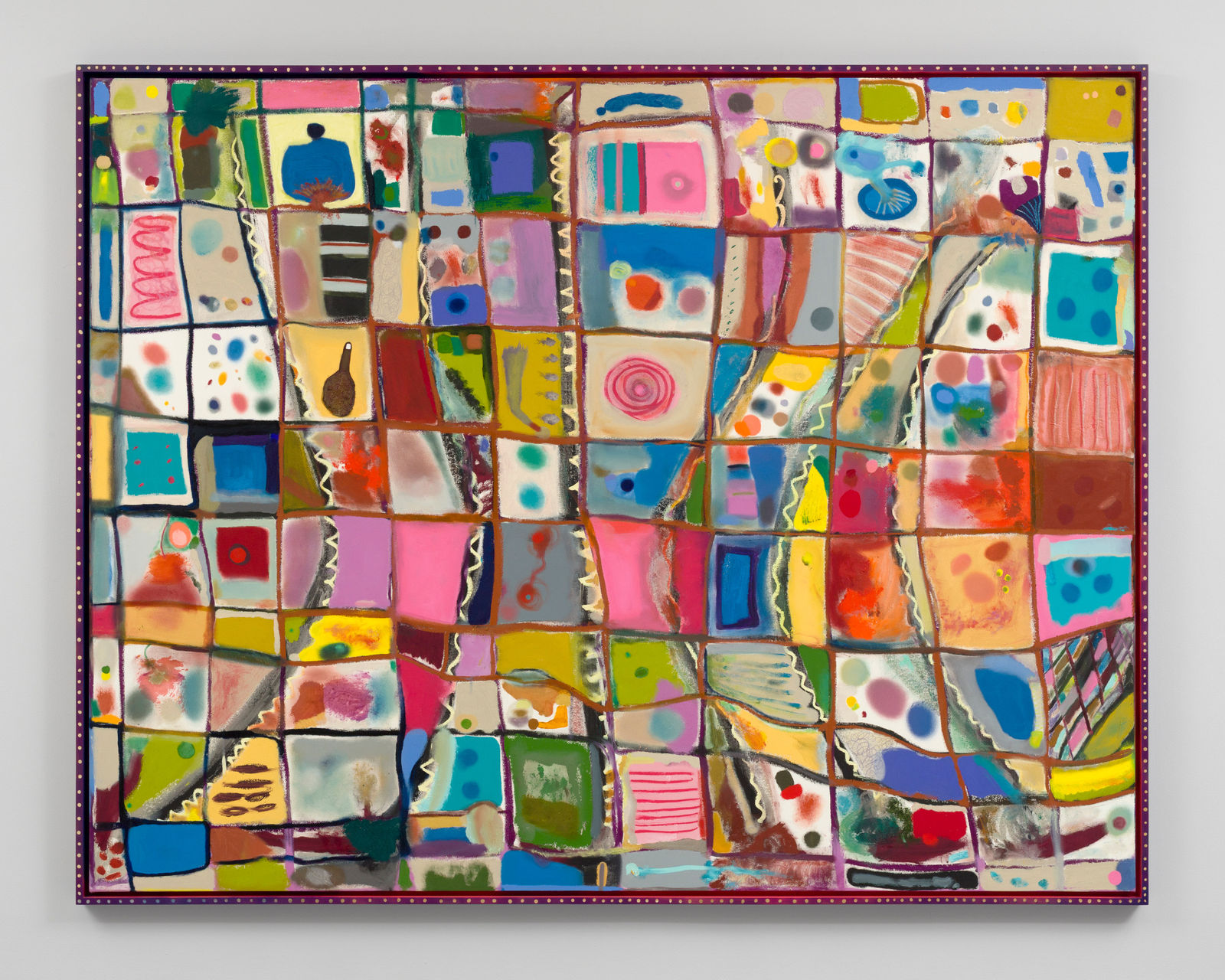 Uman, grid painting #9, 2025