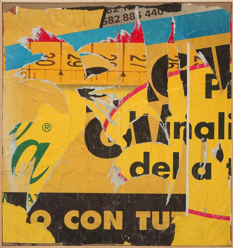 Mimmo Rotella, Con Tutti, 1995