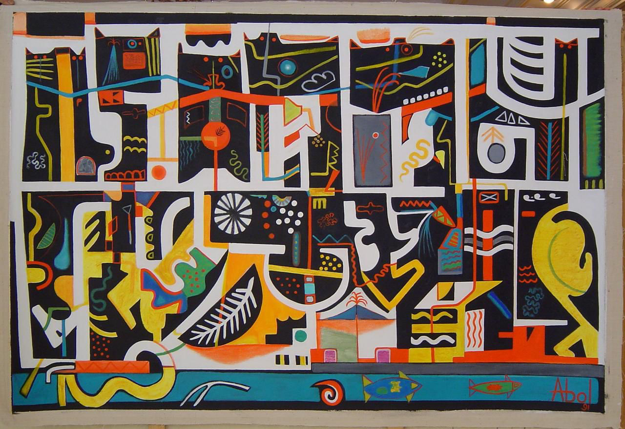 Abol Atighetchi, PRIMITIF III, 1991