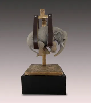 Stefano Bombardieri, Il peso del tempo sospeso/ Elefante Mini, 2020