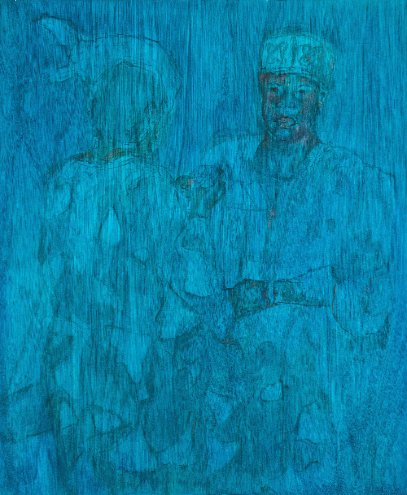 Paul Majek, Through the leaves, 2022