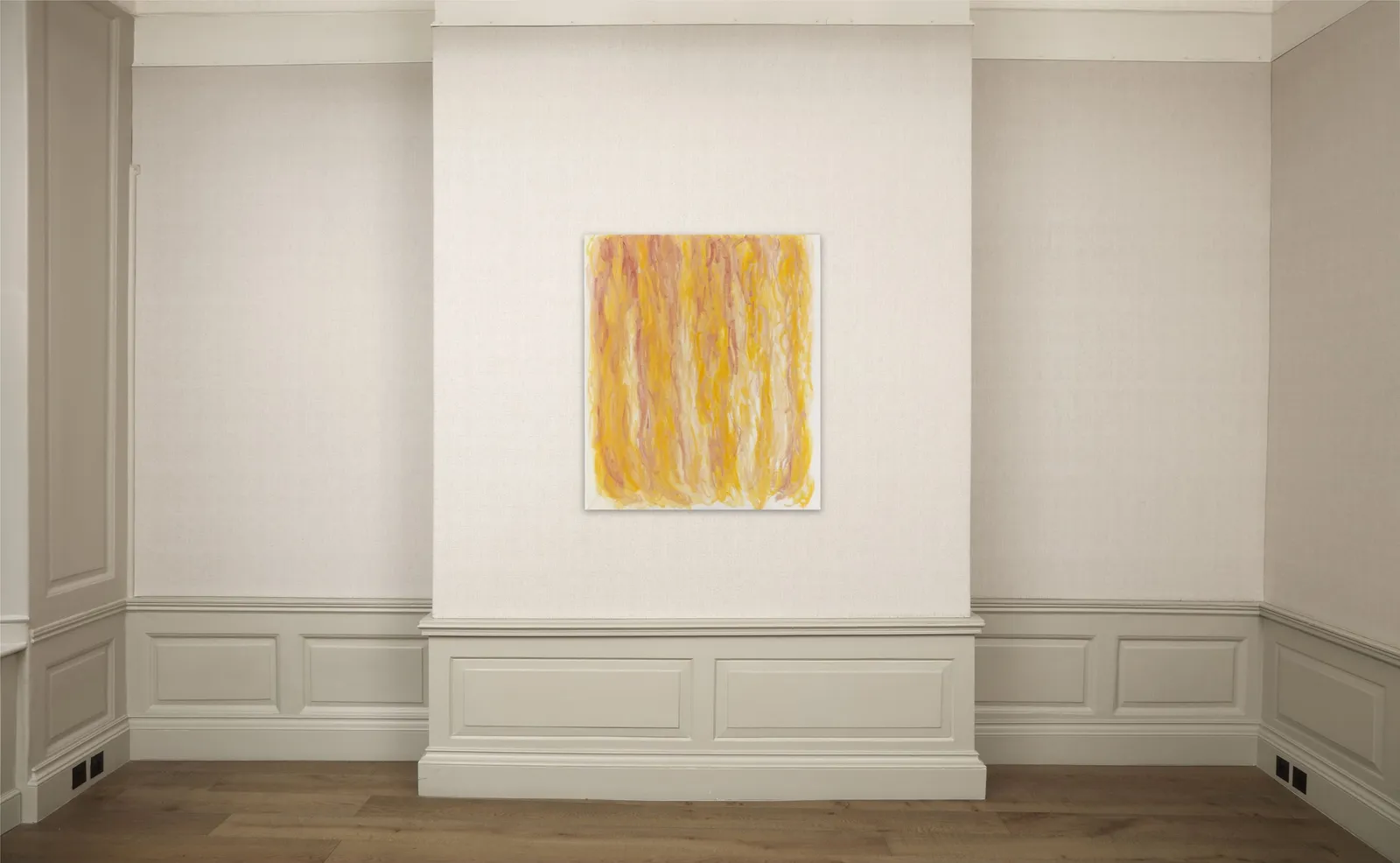 William Turnbull, Untitled (Willows 4 Red and Orange), 1979