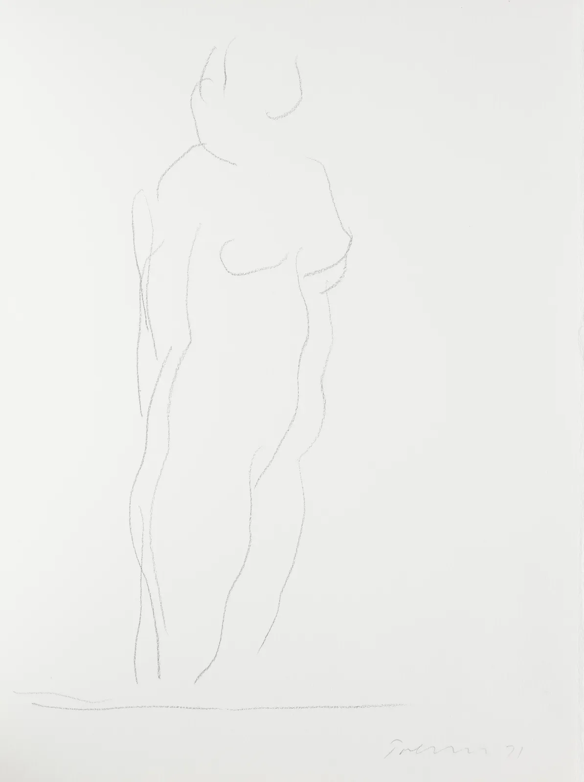 William Turnbull, Untitled (Nude 2), 1971