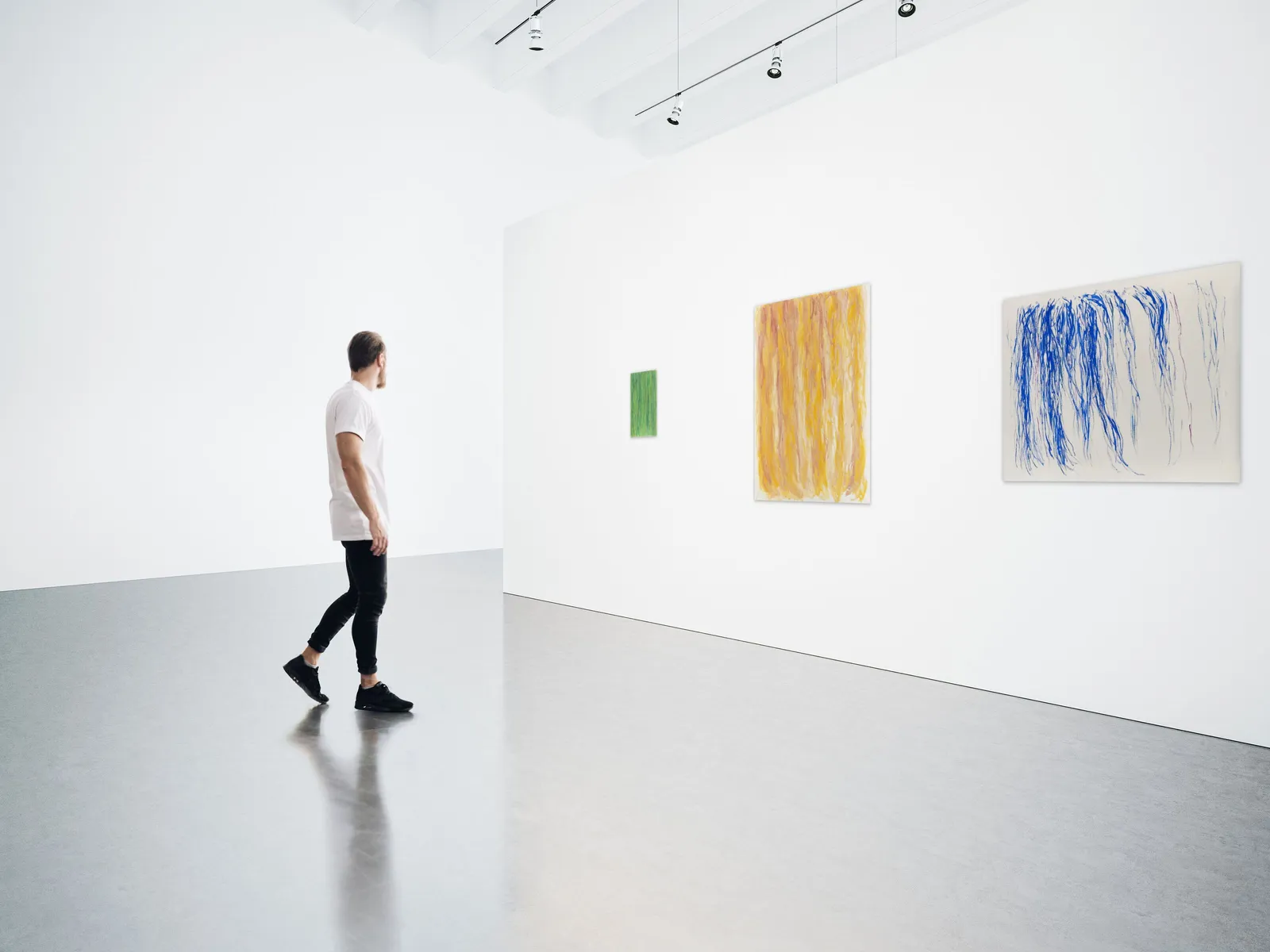 William Turnbull, Untitled (Willows 5 Green), 1979