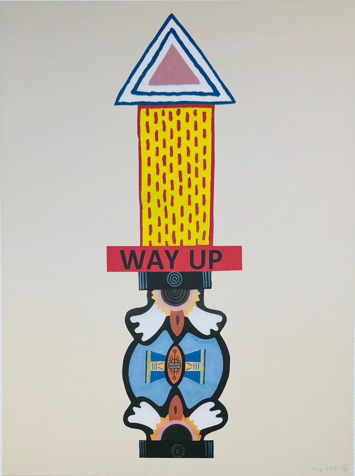 Nathalie Du Pasquier, Manifesto Way Up, 2018