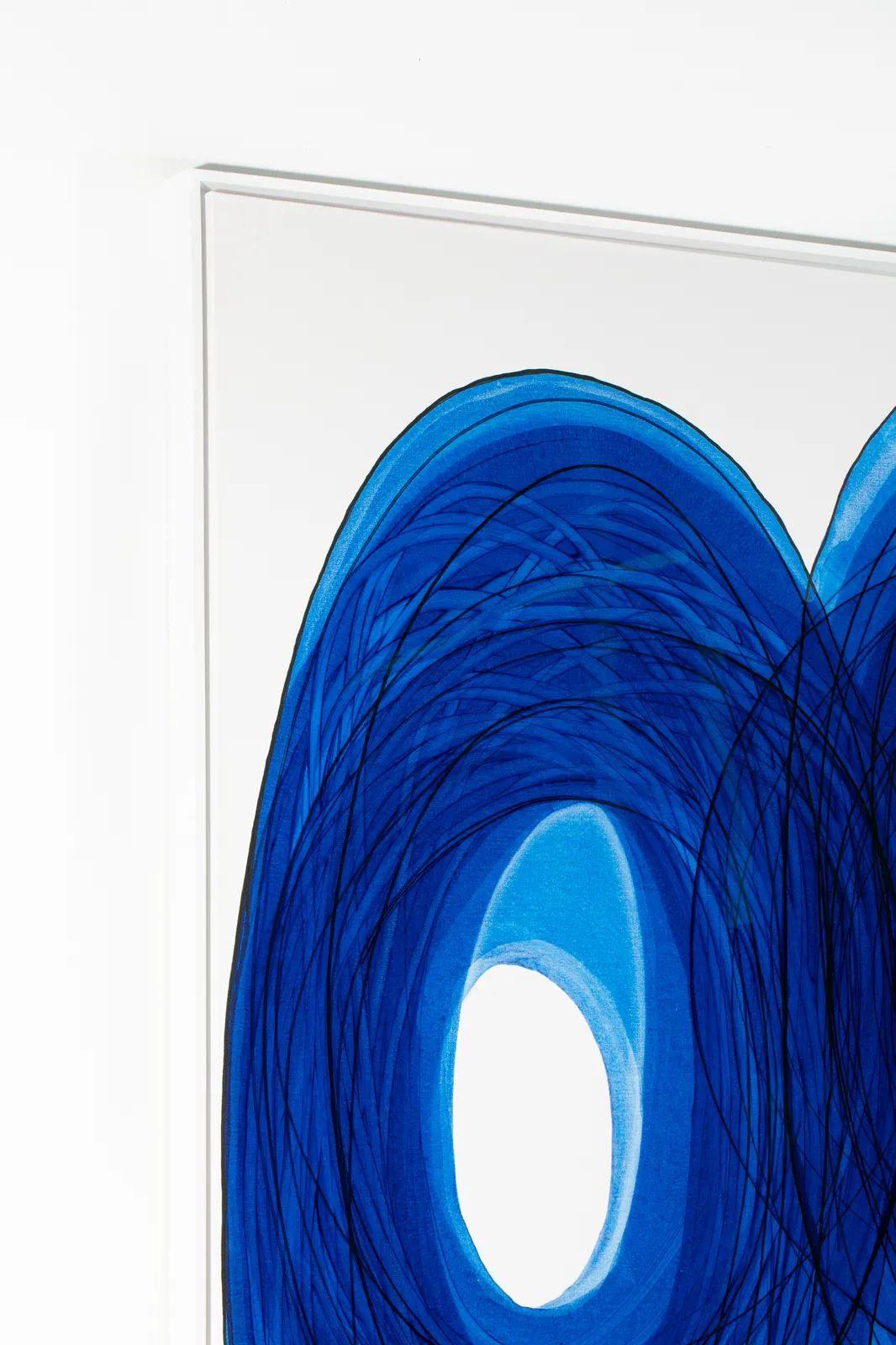 Ted Collier, Double Figurative Circle Series 6, Blue | "Juxtaposed", 2026