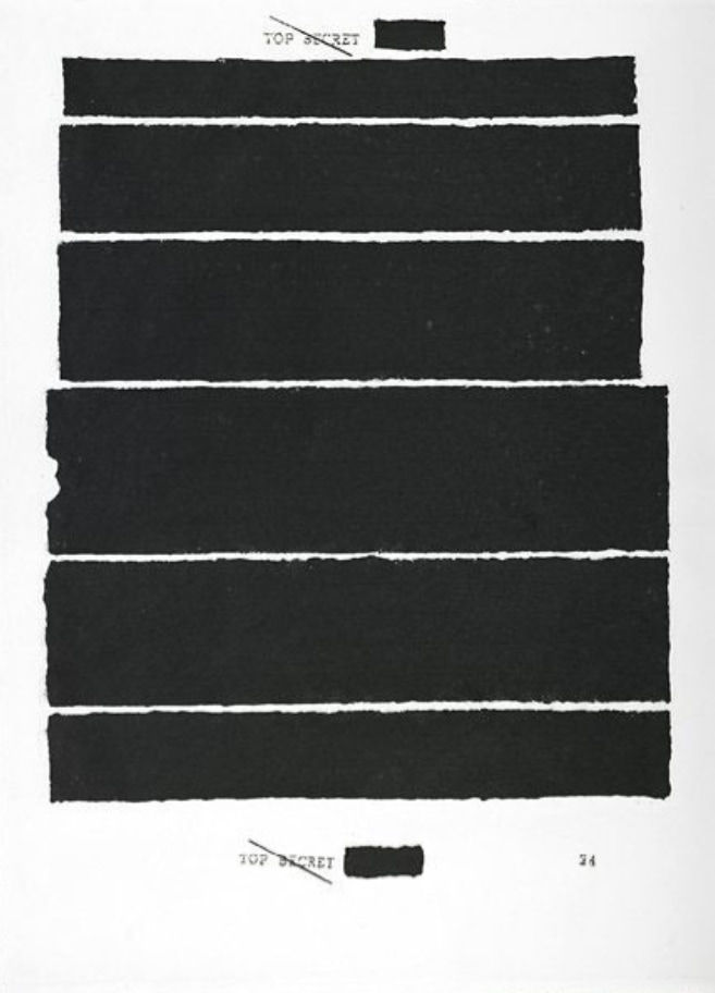 Jenny Holzer, Top Secret 24, 2012