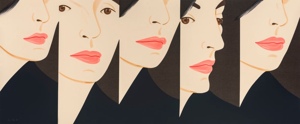 Alex Katz, Vivien x 5, 2018