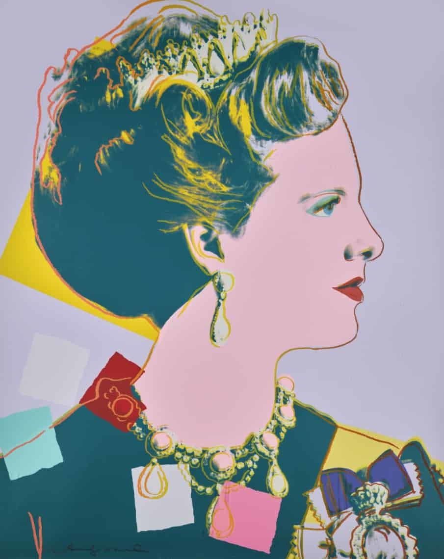 Andy Warhol, Queen Margrethe II of Denmark, 1985