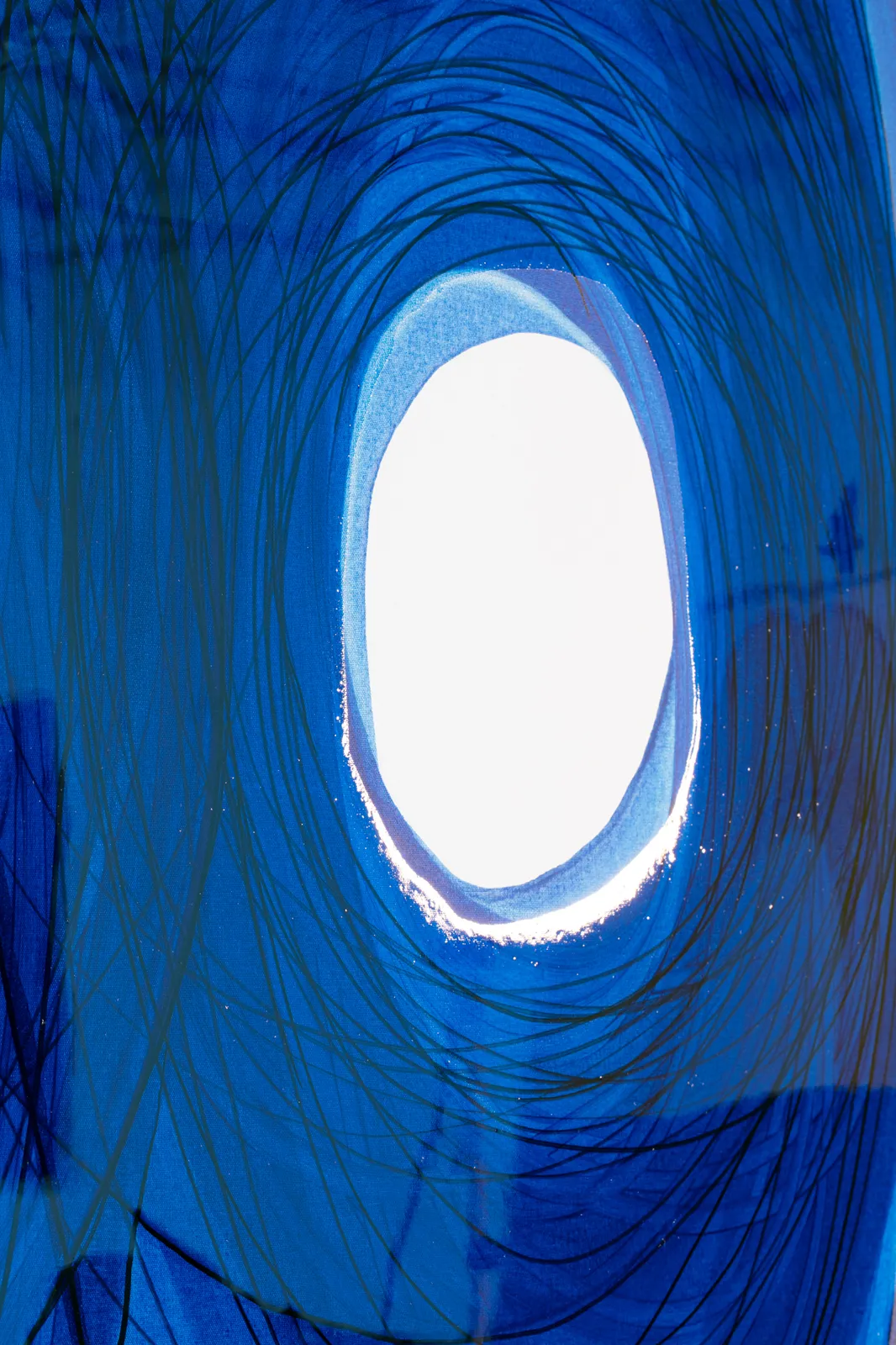 Ted Collier, Double Figurative Circle Series 6, Blue | "Juxtaposed", 2026