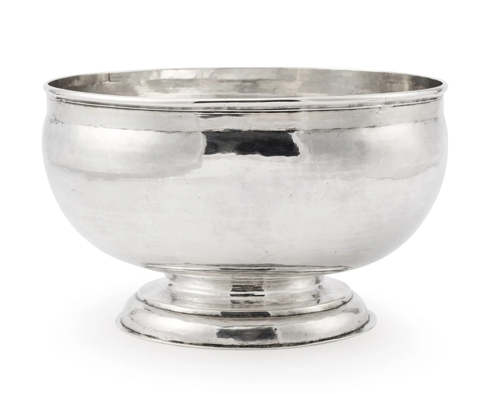Thomas Langford, An Exceptional George I Britannia Standard Punch Bowl, 1719