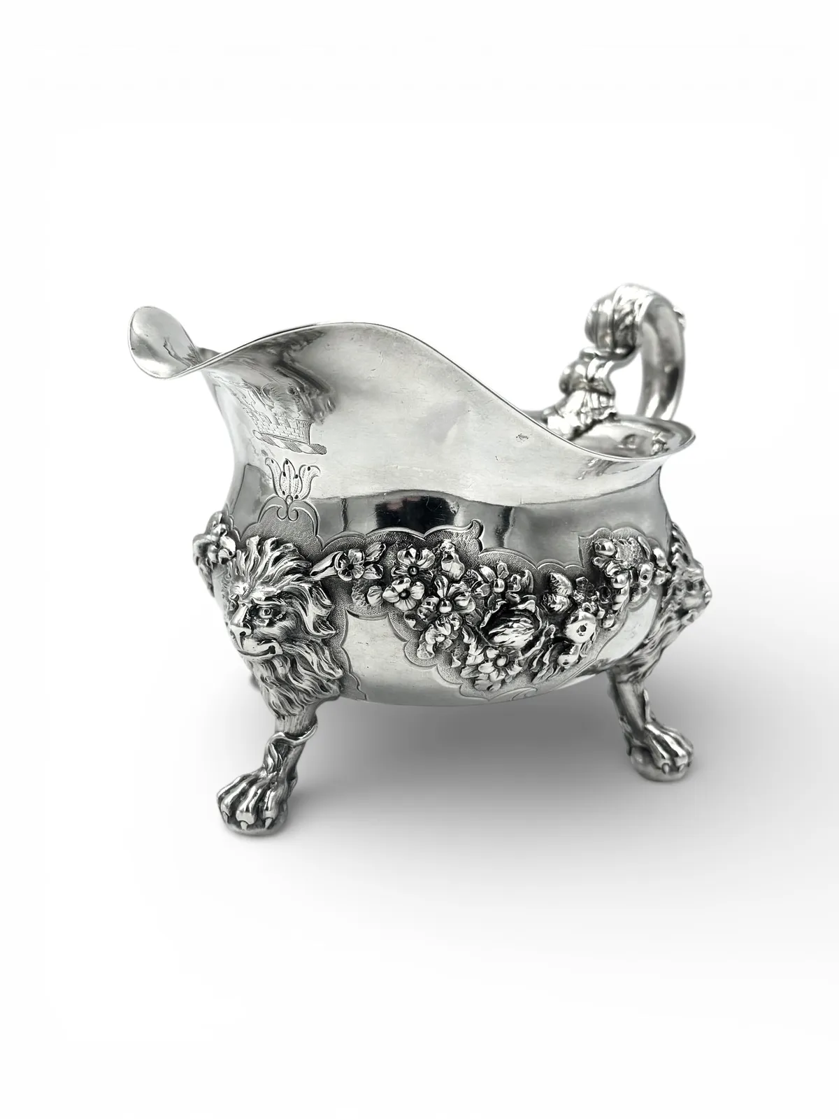 George Wickes, An Important Pair of George II Sauceboats, 1742