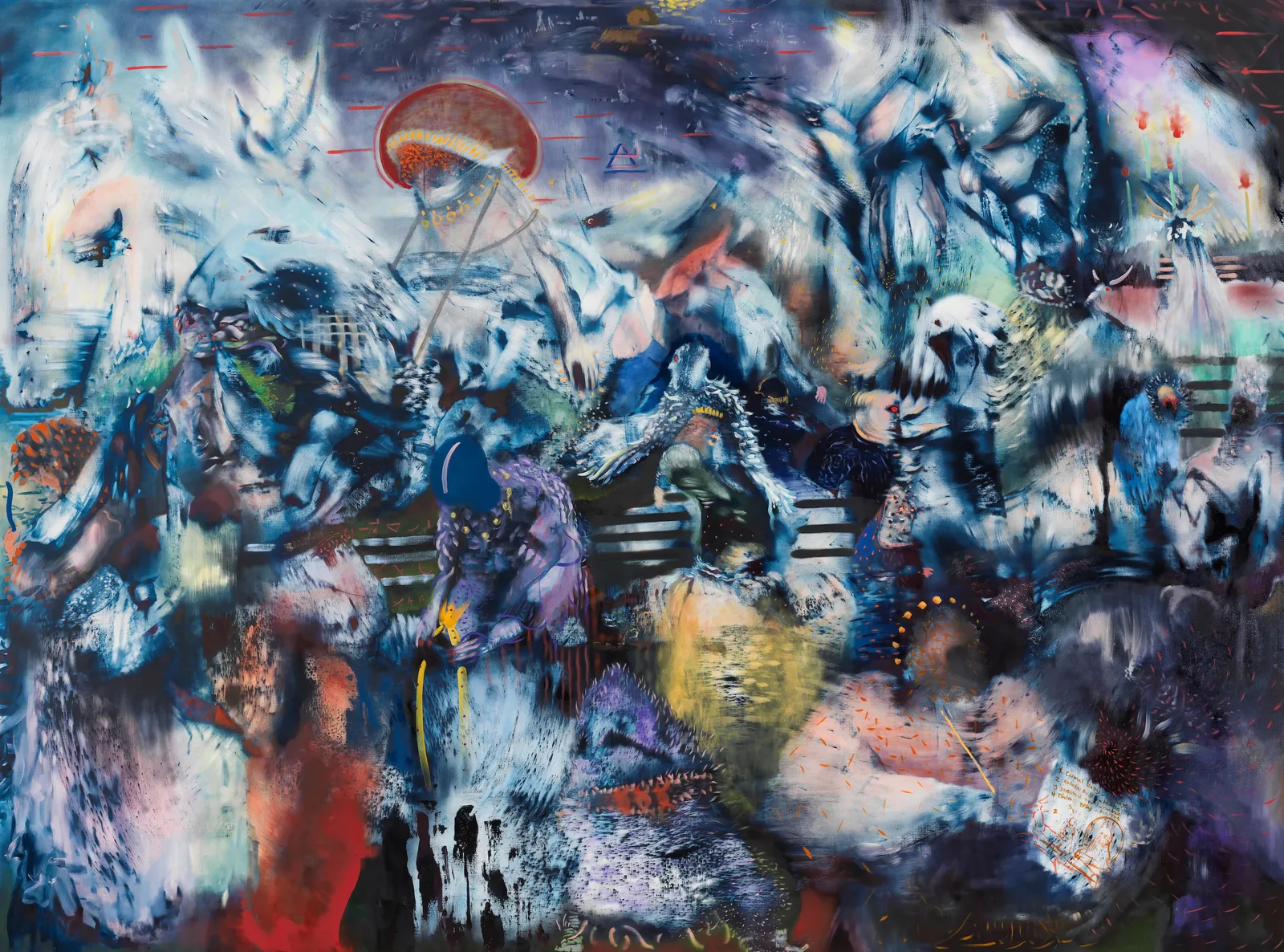 Ali Banisadr, The Changing Past, 2021