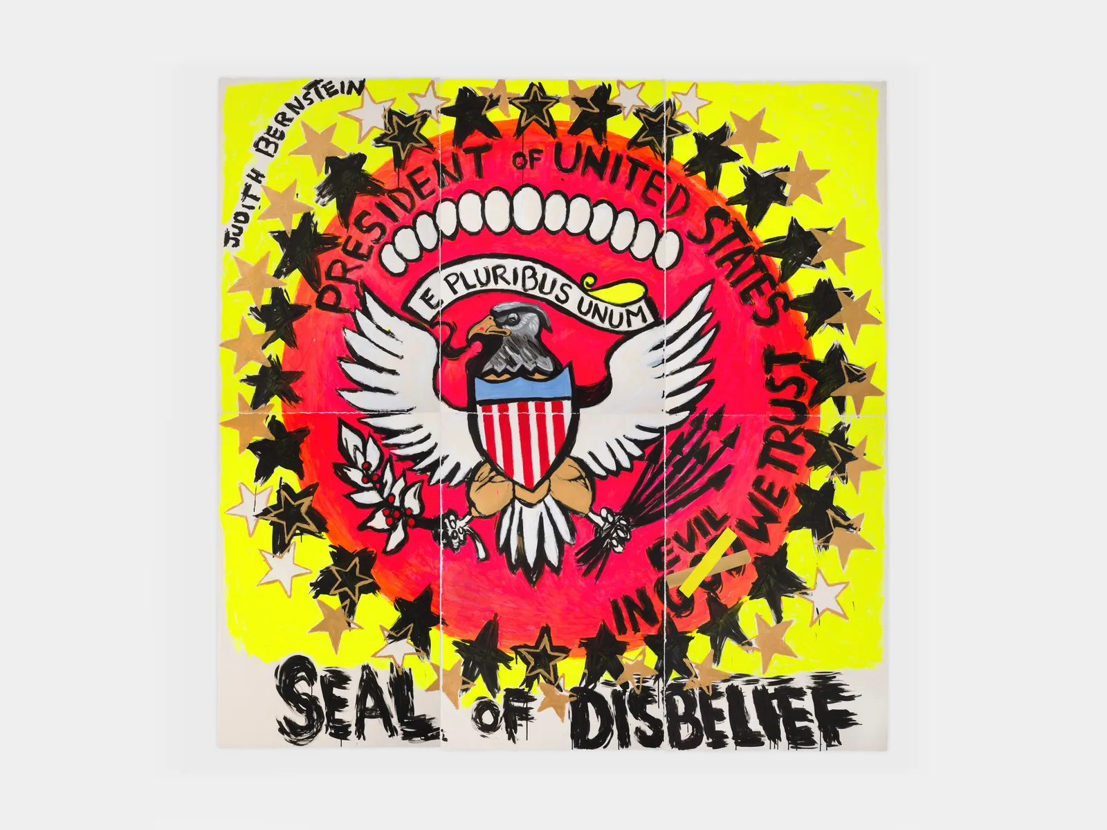 Judith Bernstein, Seal of Disbelief, 2017