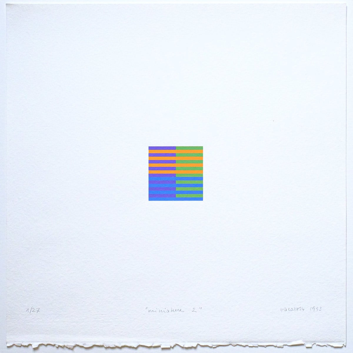 Marie-Thérèse VACOSSIN, Miniature II, 1993