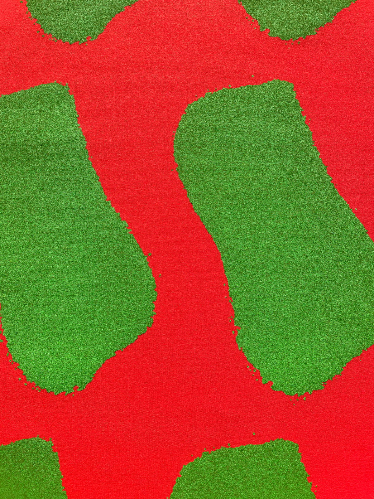 Claude VIALLAT, Vacances Bleues : rouge, 2008