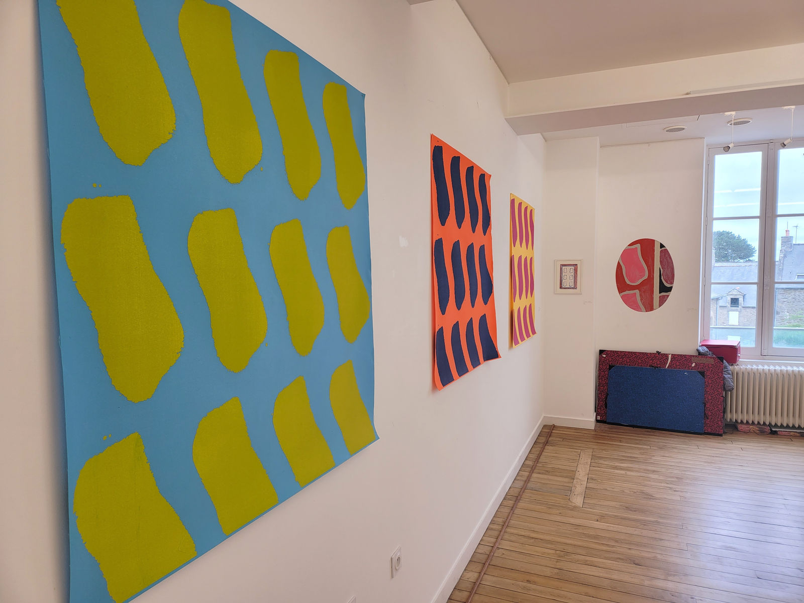 Claude VIALLAT, Vacances Bleues : bleu, 2008