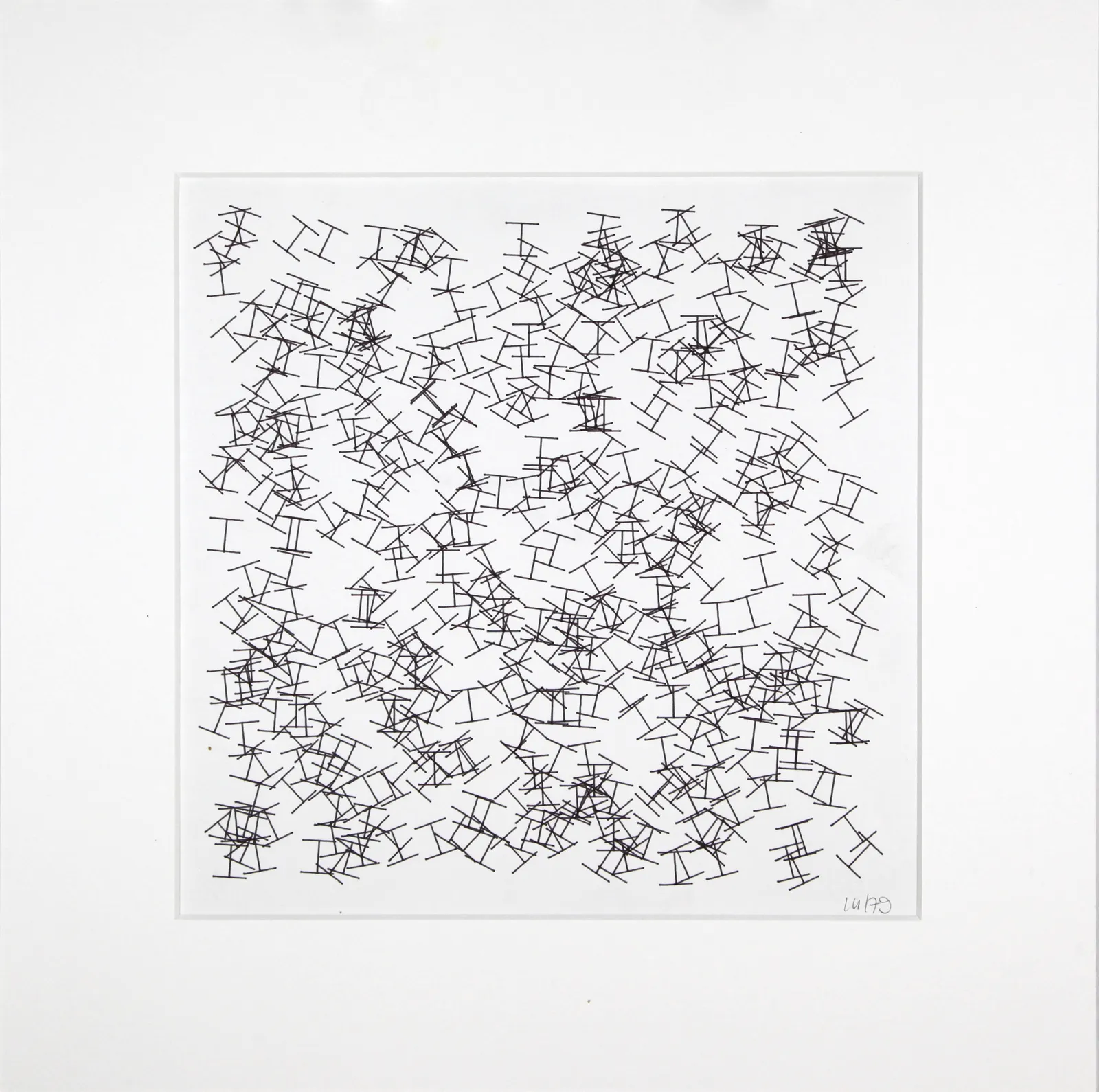 Vera MOLNAR, 100 i, 500 i & 1000 i, 1979