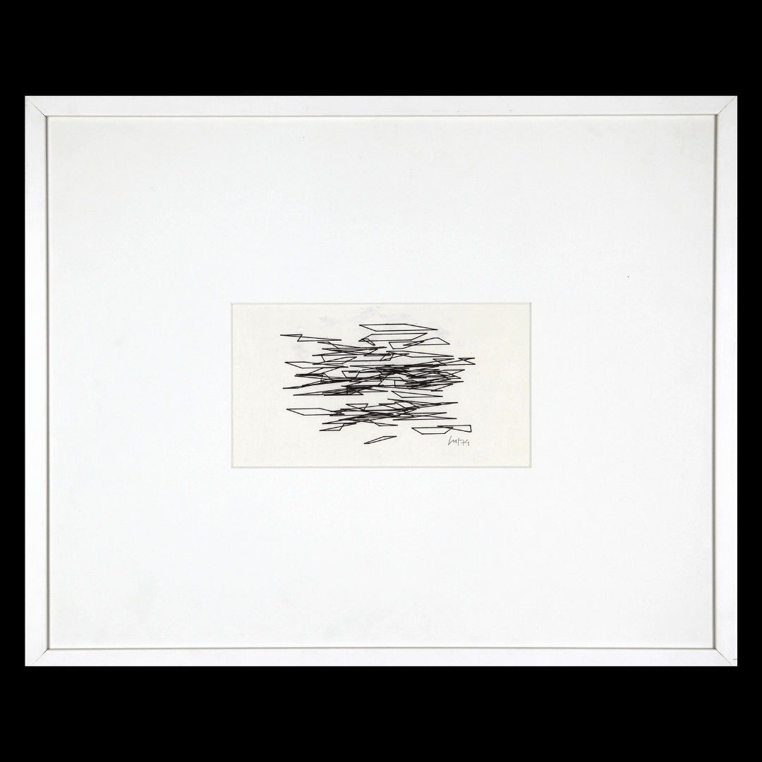 Vera MOLNAR, Trapèzes, 1974