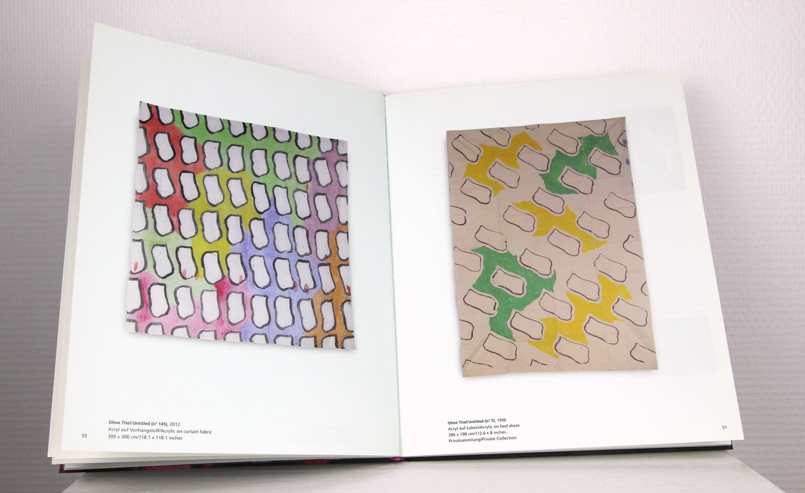 Claude VIALLAT, Der stoff der malerei. Grounds for paintings , 2019