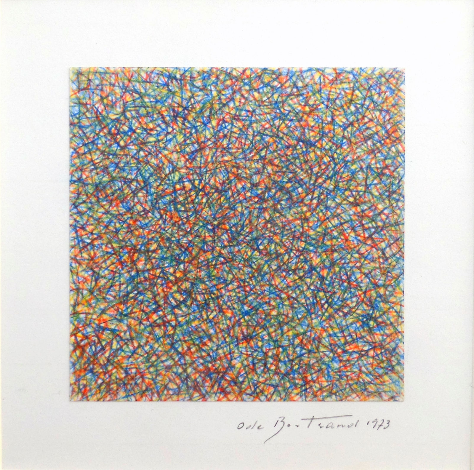 Ode BERTRAND, Miniature - Sans titre pp 7301, 1973