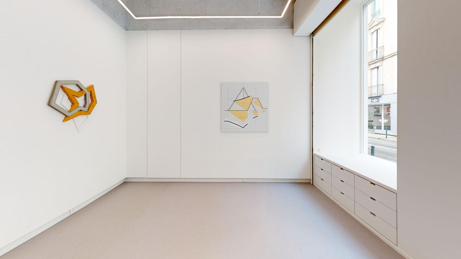 Olivier PETITEAU, Calcul graphostatique de la contre-manivelle, 2021