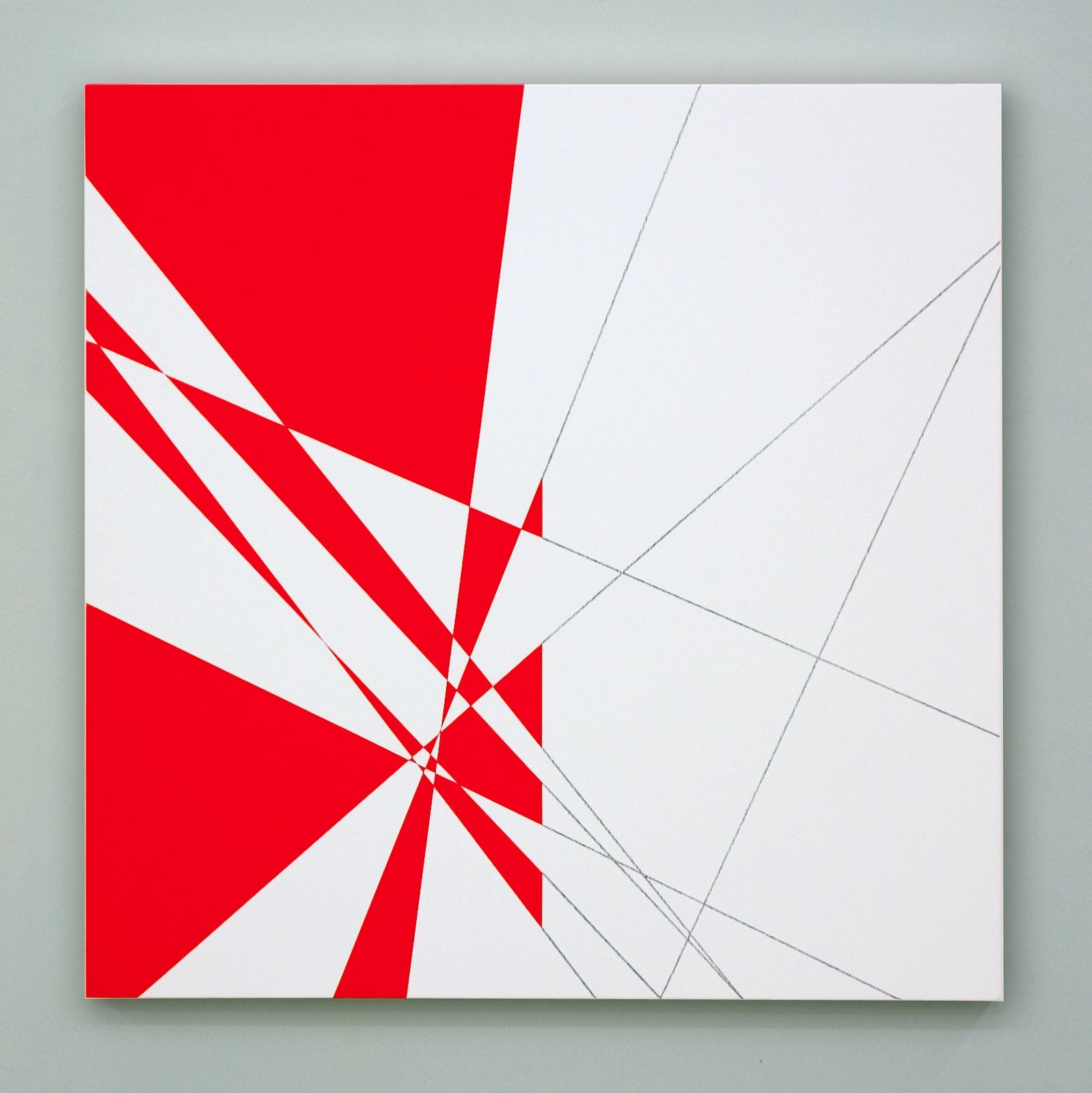 François MORELLET, 10 lignes au hasard hybrides n°3, 2007