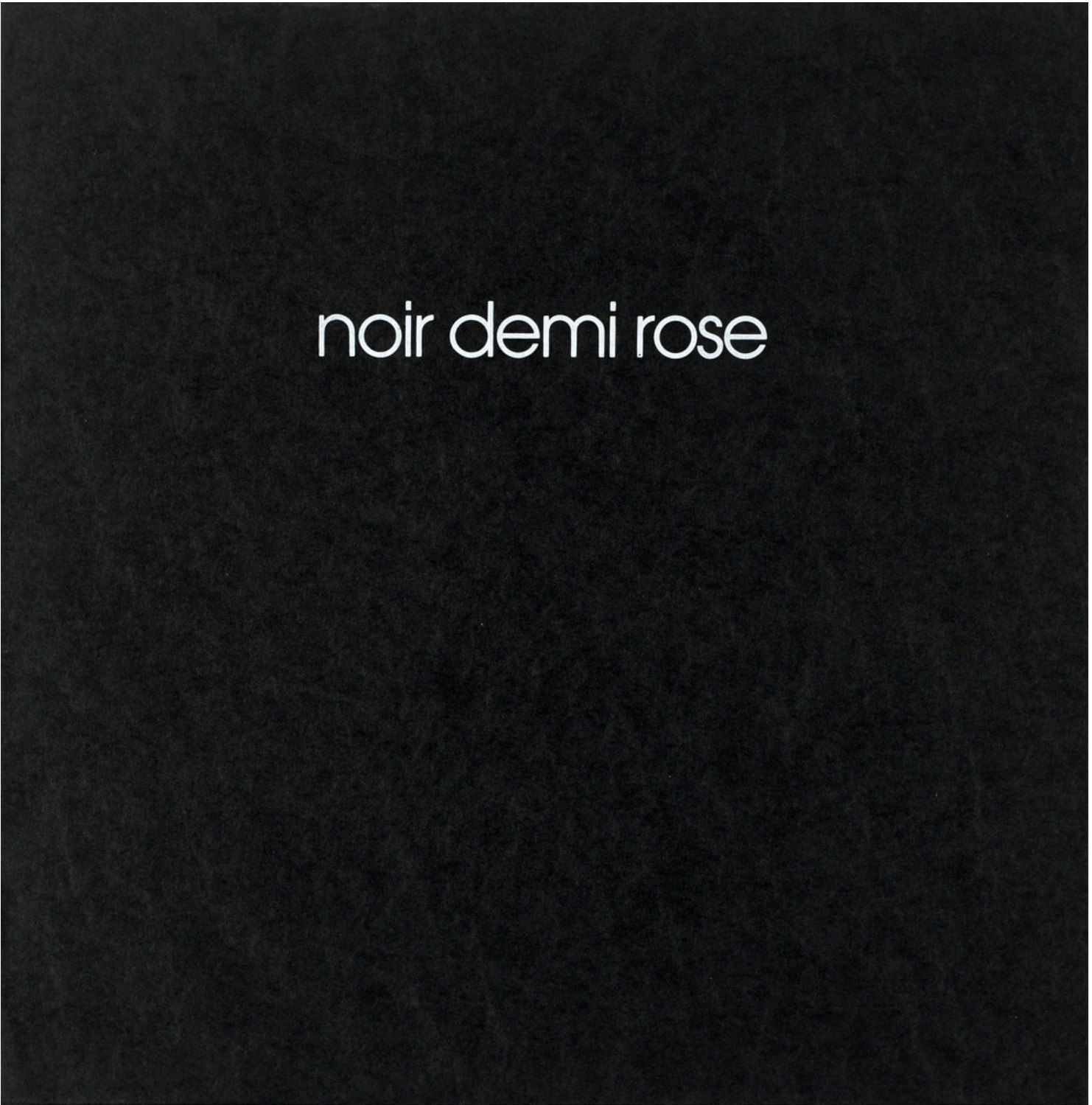 Aurelie NEMOURS, Noir demi rose (Portfolio complet), 1995