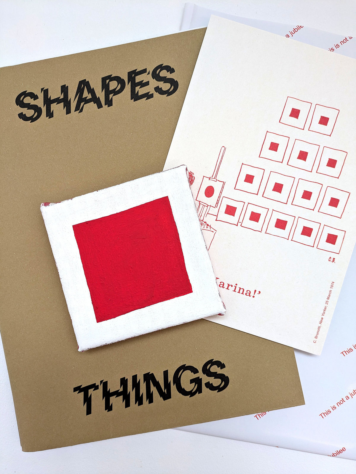 Nicolas CHARDON, Red square + This is not a jubilee, 2024