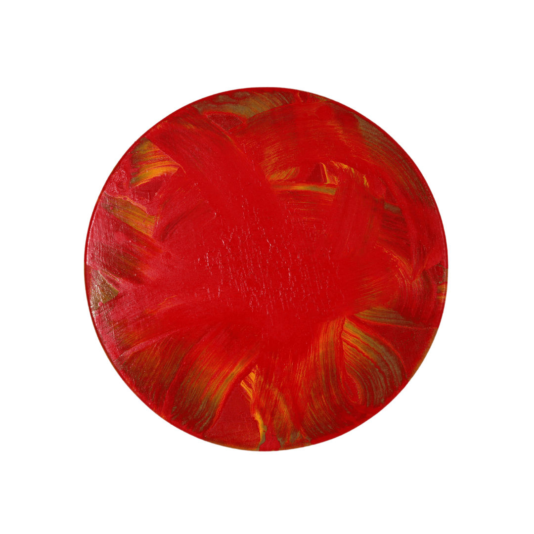 Pierre GALOPIN, Tondo rouge, 2023