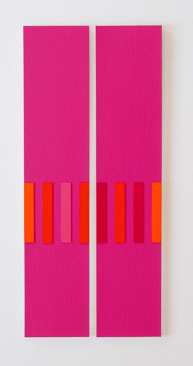 Marie-Thérèse VACOSSIN, Diptyque orangée, 2006