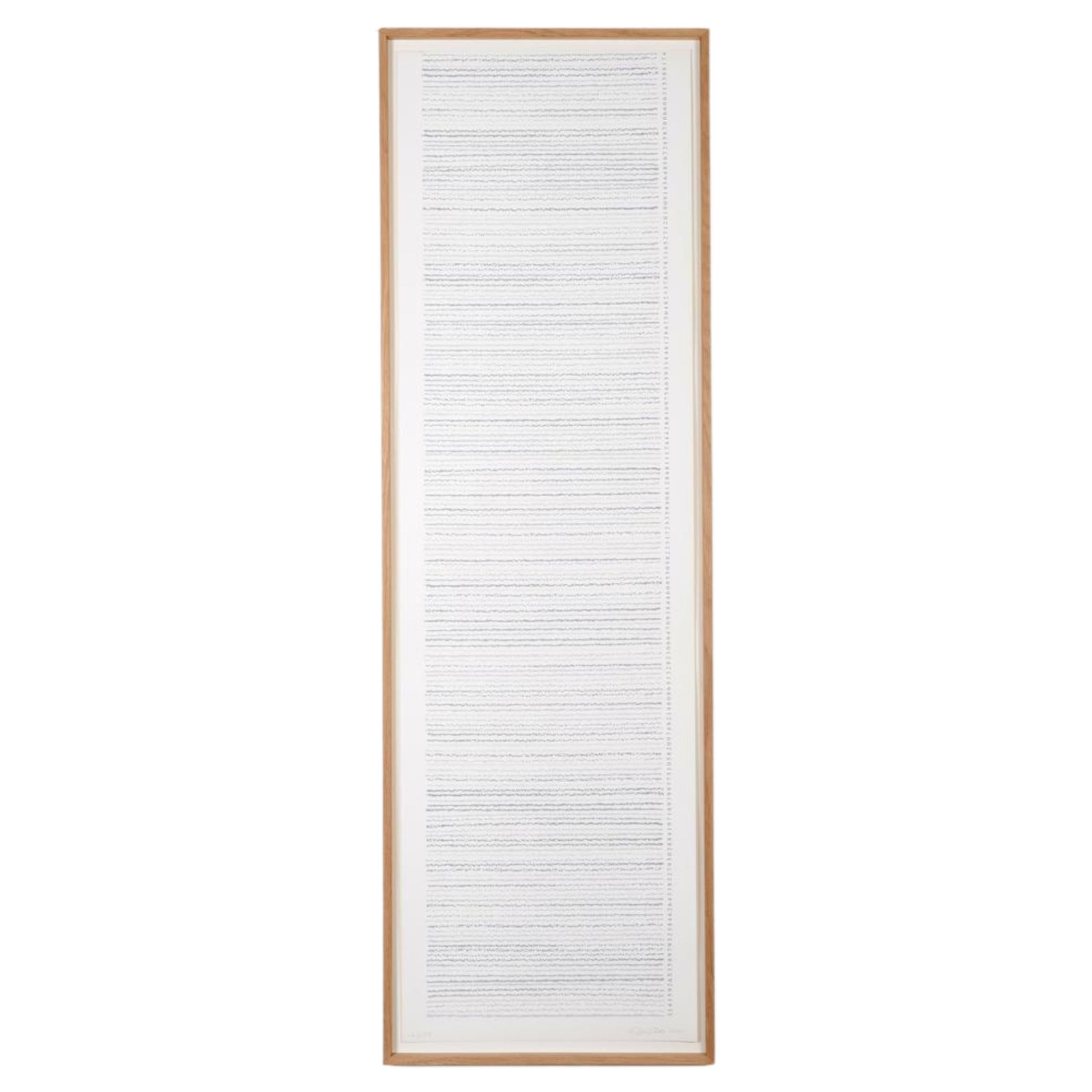 François MORELLET, Pi grisé, 2001