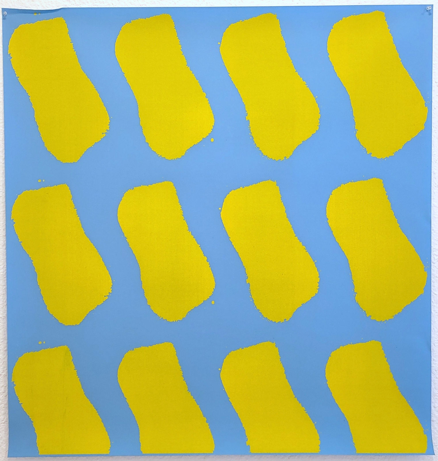 Claude VIALLAT, Vacances Bleues : bleu, 2008