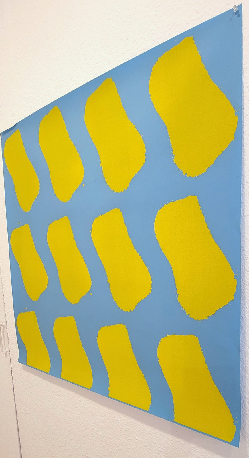 Claude VIALLAT, Vacances Bleues : bleu, 2008