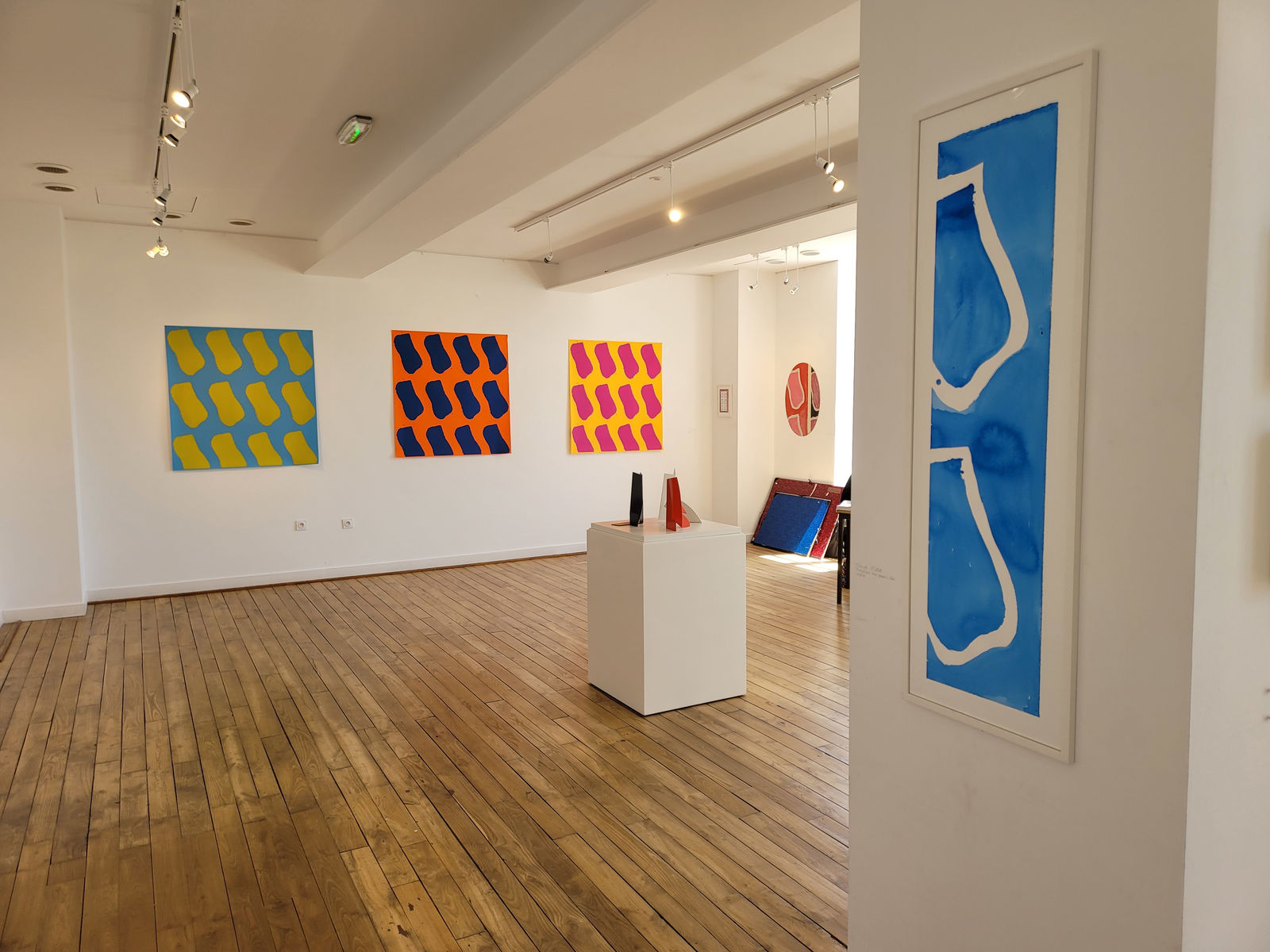 Claude VIALLAT, Vacances Bleues : bleu, 2008