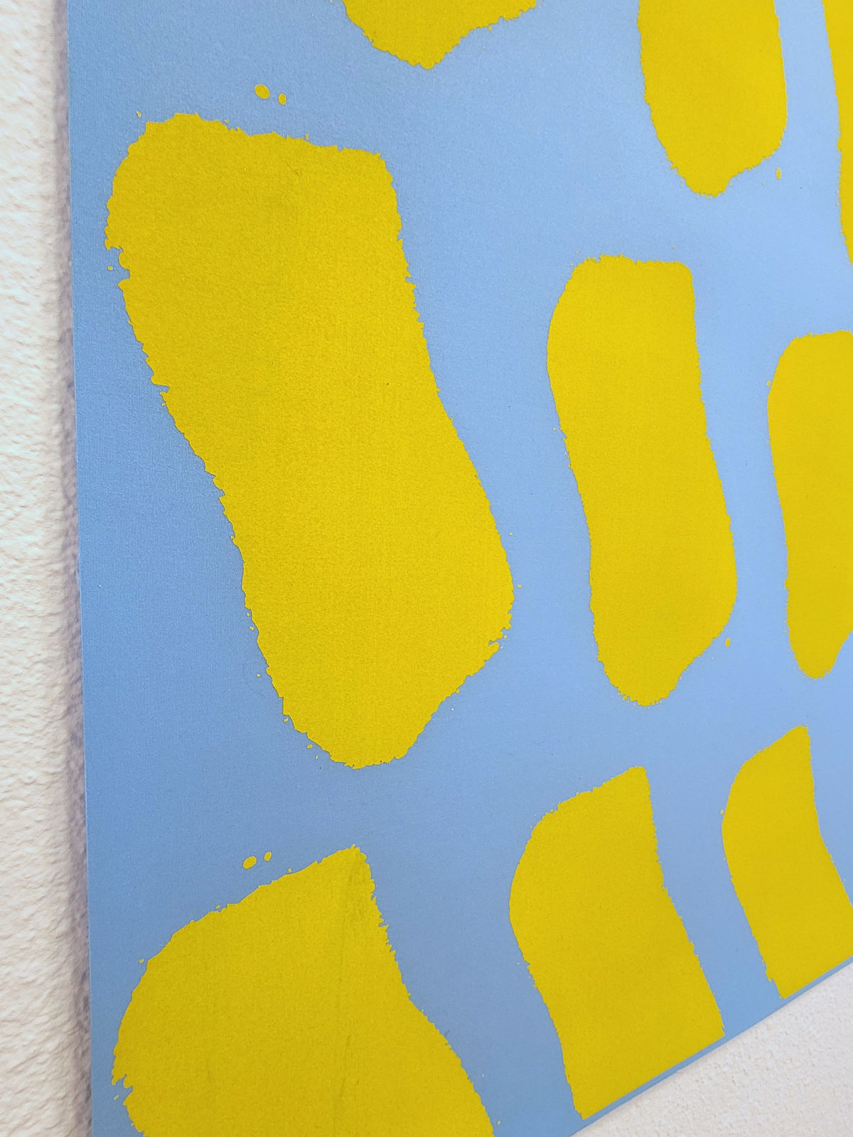 Claude VIALLAT, Vacances Bleues : bleu, 2008