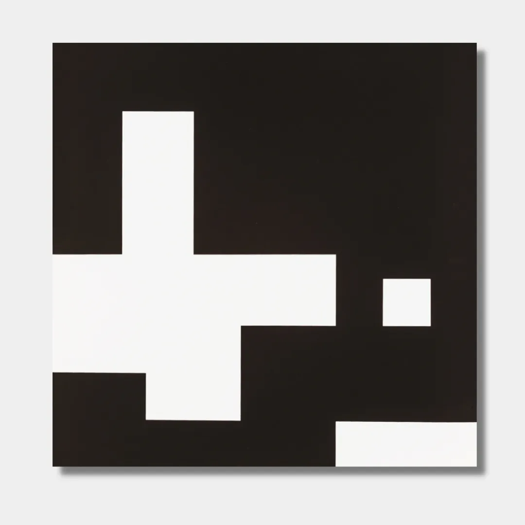 Aurelie NEMOURS, 8 fasi di un contrappunto spaziale [Nombres et hasard], 1988