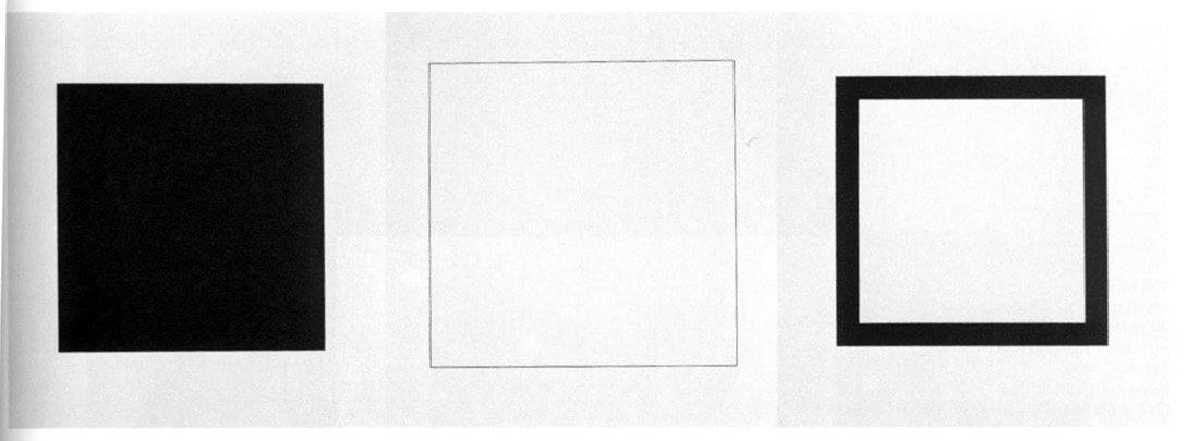 Aurelie NEMOURS, Rythme du Millimètre - Carré évidé, 1989