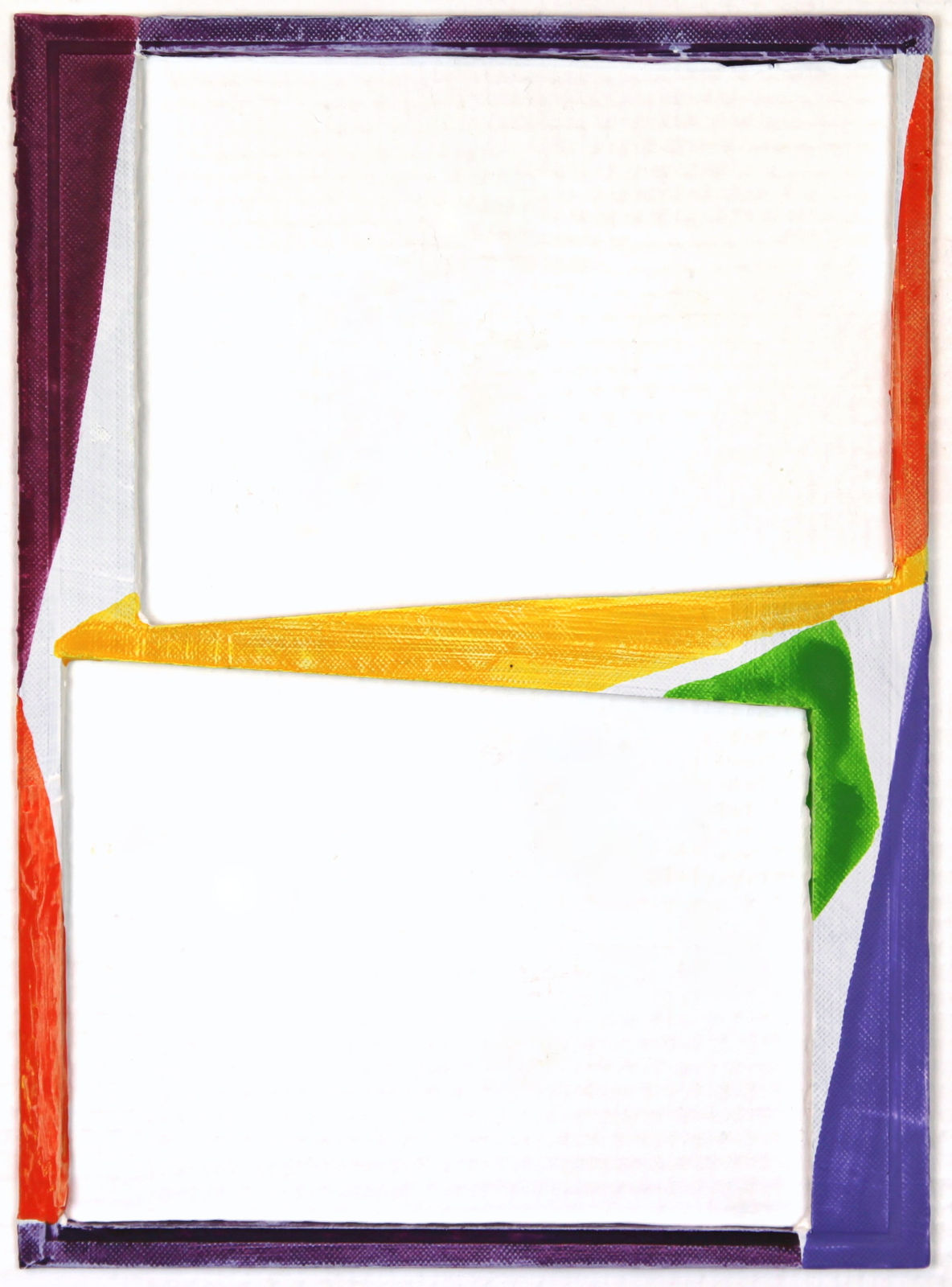 Guillaume MOSCHINI, Découpé, coloré 1, 2021