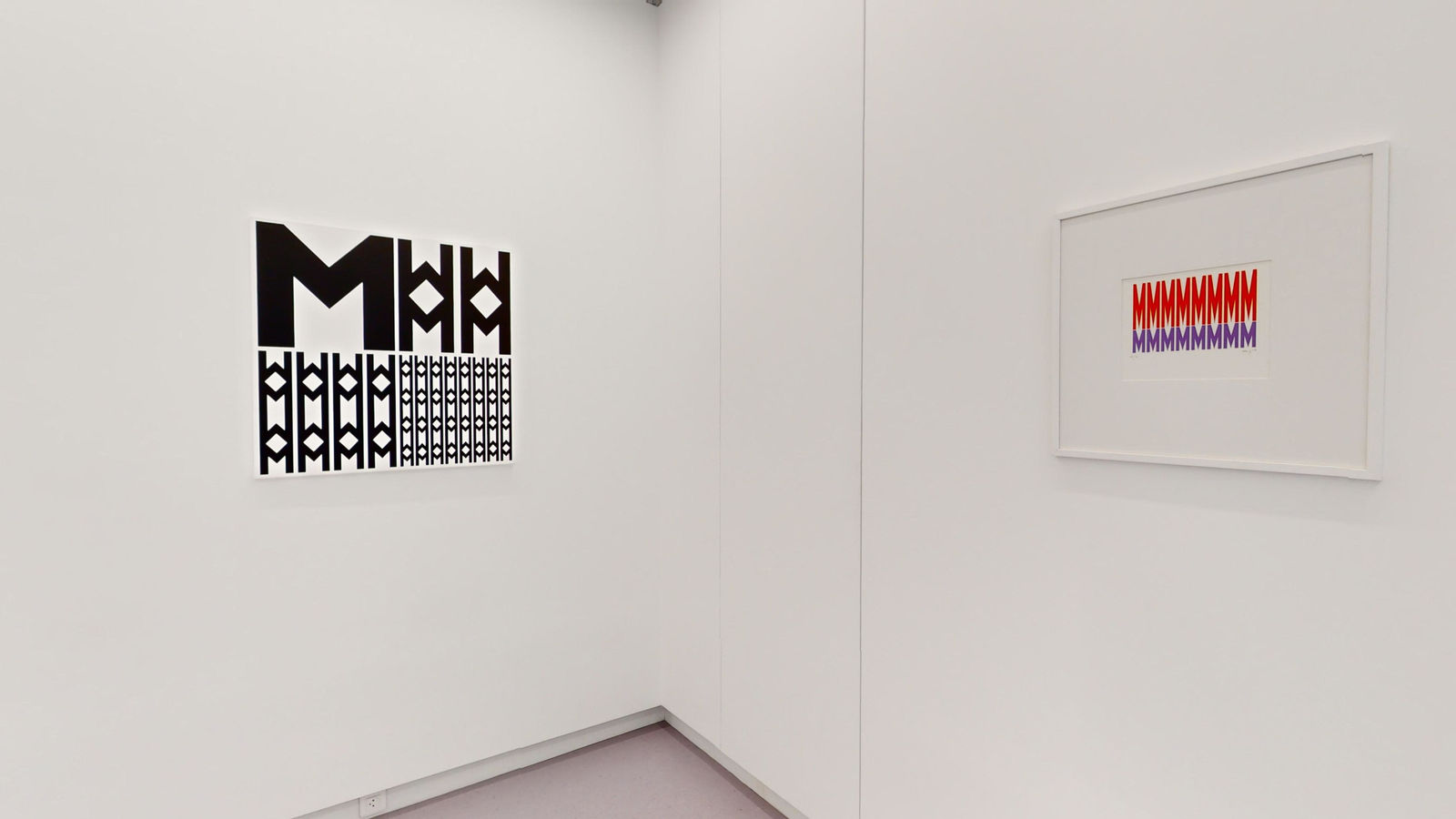 Vera MOLNAR, Structure à partir de la lettre M, 2020