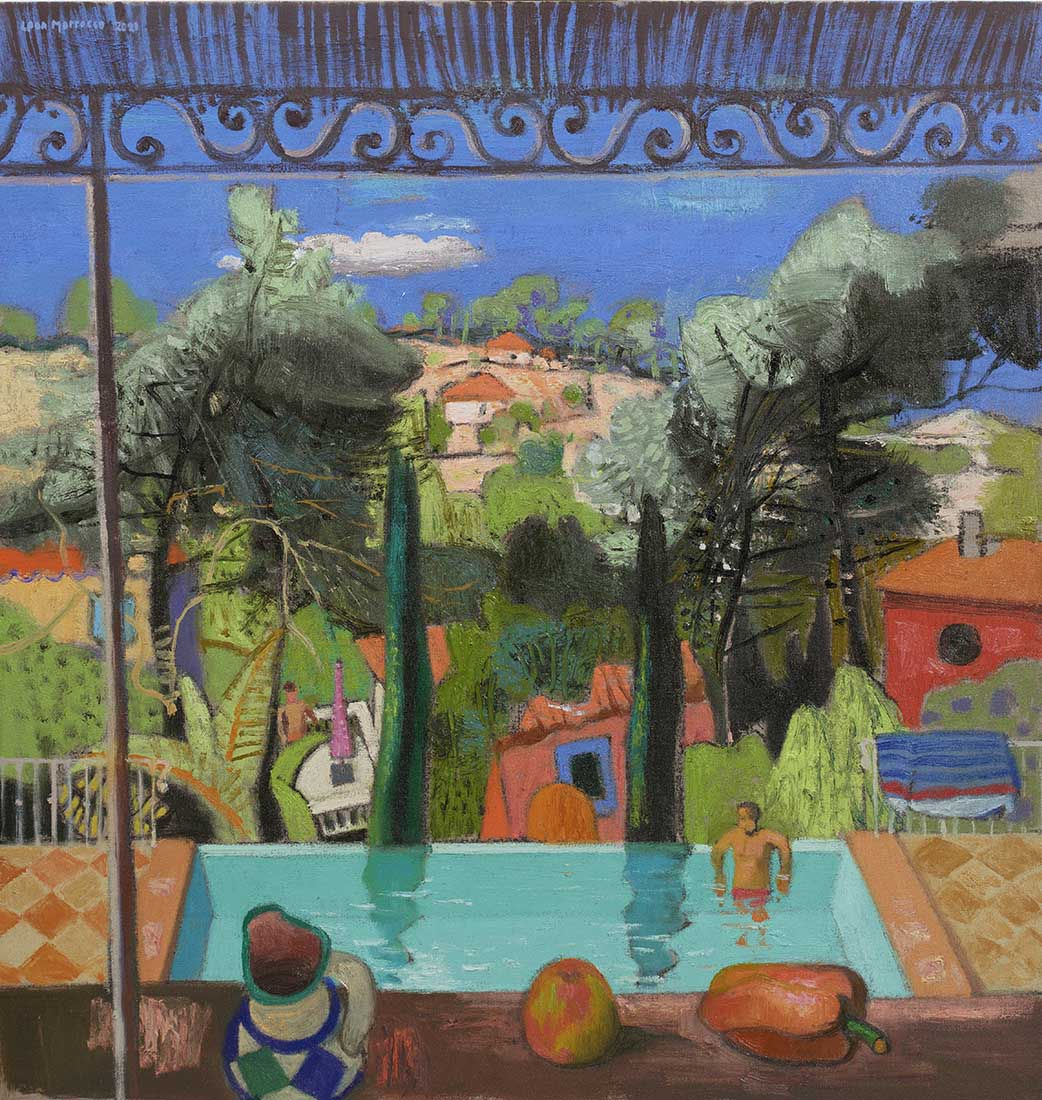 Leon Morrocco RSA RGI, Fruit Overlooking The Pool