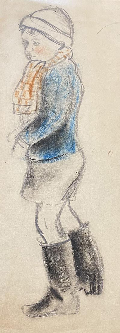 Alberto Morrocco OBE (1917-1998), All Wrapped Up , c. 1940s