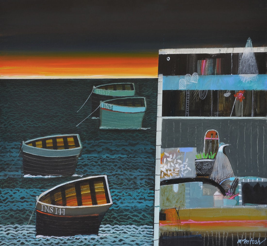 Archie Dunbar McIntosh RSW RGI (1936-2024), Dawn Sail