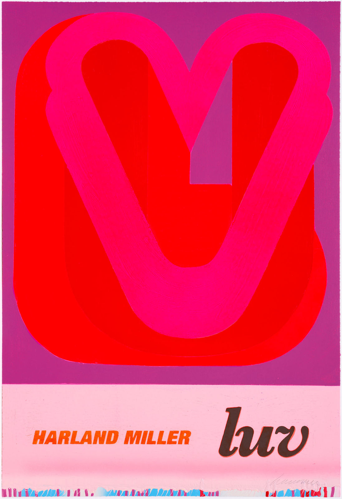 Harland Miller, LUV, 2023