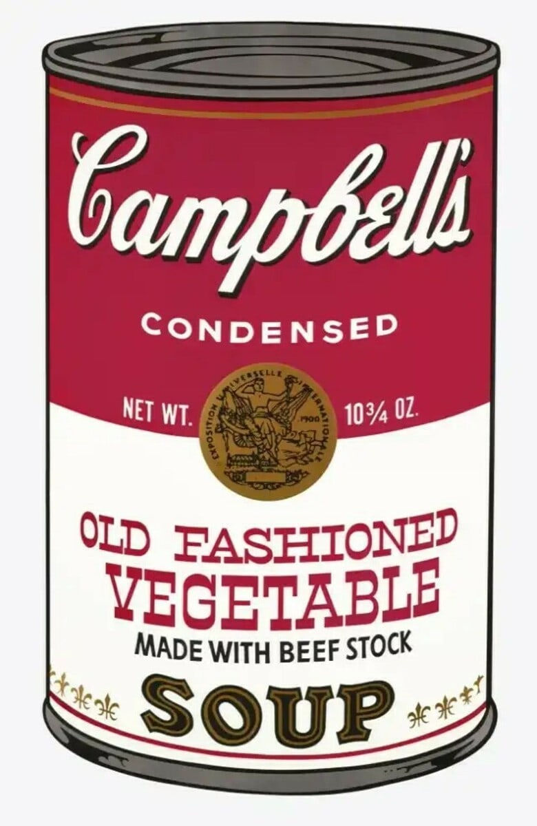 Andy Warhol, Campbell's Soup II, Old Fashioned Vegetable (F. & S. II.54), 1969