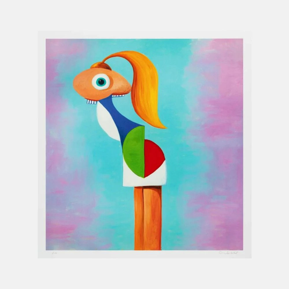 George Condo, Fashion Model, 2025