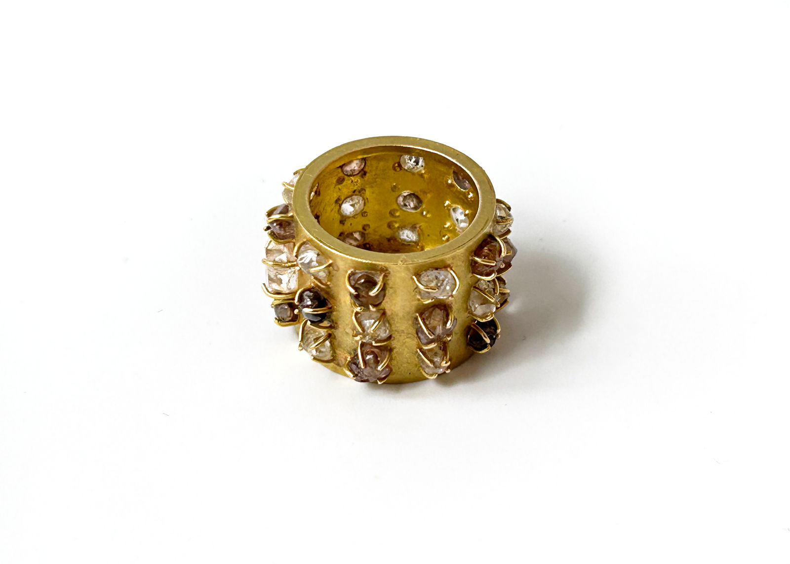 Philip Sajet, Diamond Encrusted Ring, 2017