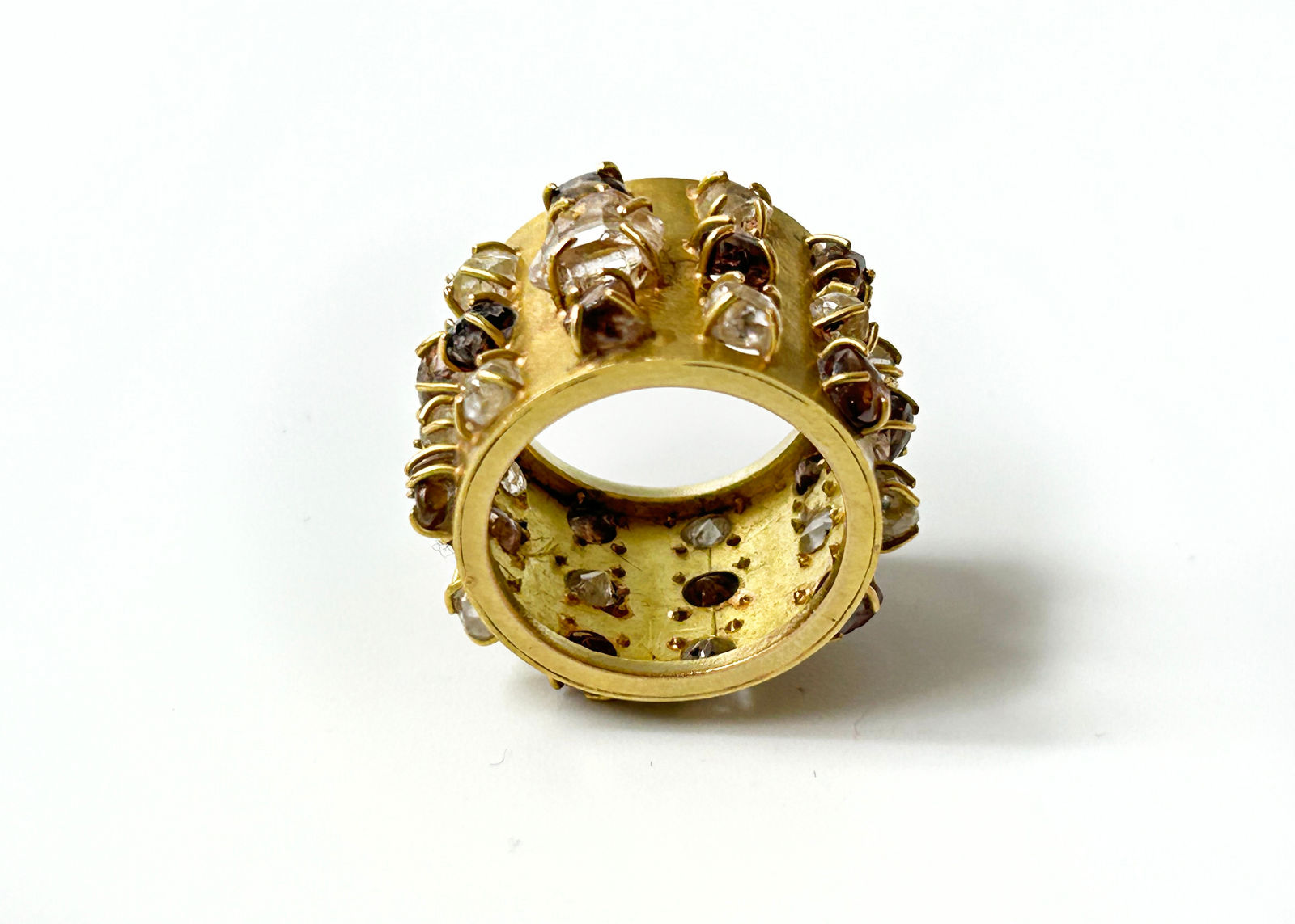 Philip Sajet, Diamond Encrusted Ring, 2017